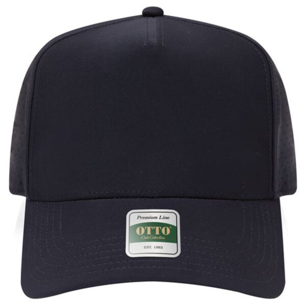 OTTO CAP® Club Collection 5 Panel Mid Profile Perforated Cap Thumbnail
